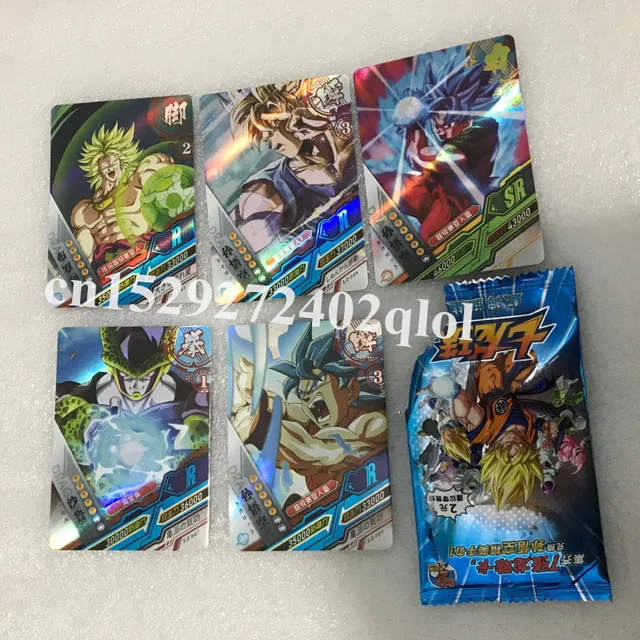 Original Dragon Balles Super Saiya Cartas Z TCG Game Cards Japanese Anime GT Collection Card Children Christmas Gift 6