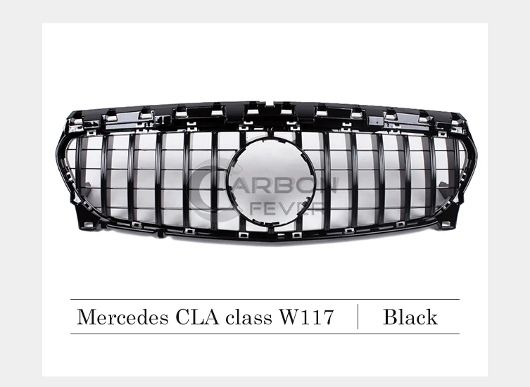 Vertical ABS GT Front Grill for CLA Class W117 C117 CLA200 220 CLA260 300 2013