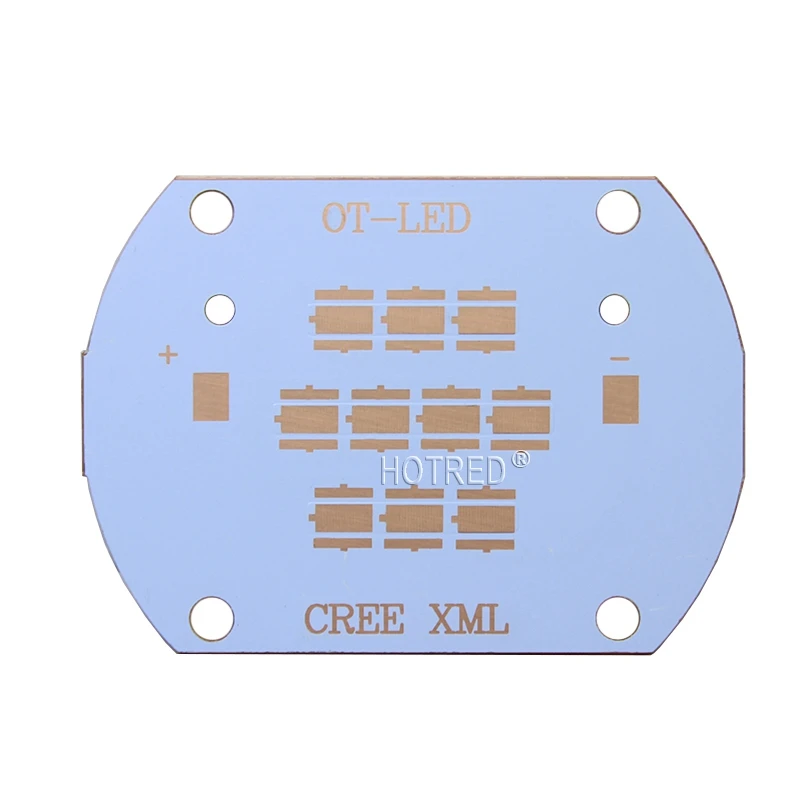 Лампа база красная медная печатная плата для DIY CREE XML XML2 XHP50 5050 серия светодиодный бисер радиатор теплоизоляция УФ 50 Вт-100 Вт