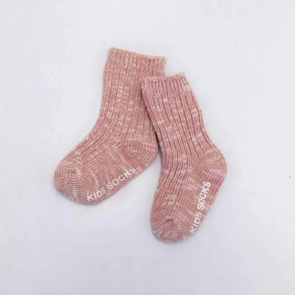 Fashion Autumn Winter kids socks baby Anti-skid cotton socks infant Thick Warm socks girls and boys socks - Цвет: 2