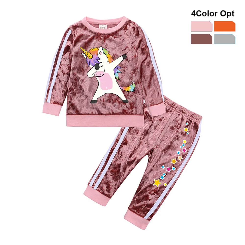 baby velvet tracksuit