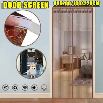 

Magnetic Mosquito Door Curtains Partition Summer Insect Mosquito Partition Net Plastic Curtain for Door Shielding Mesh Fly Net