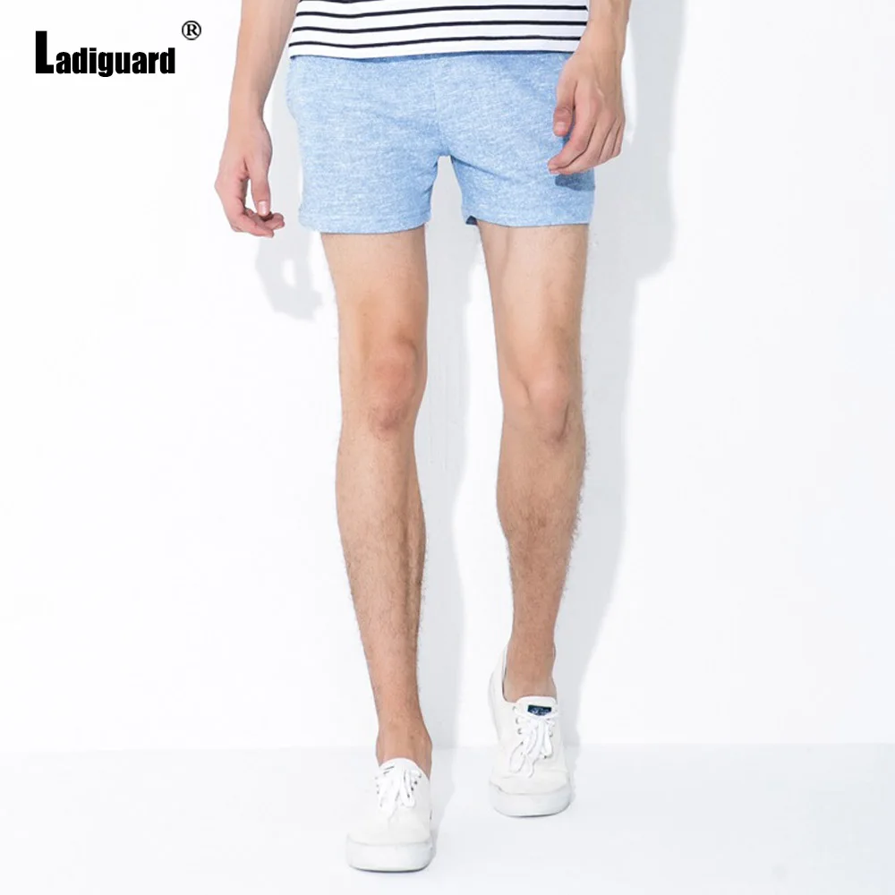 black casual shorts Ladiguard Plus Size 4xl Men Fashion Leisure Shorts 2021 New Sexy Lace-up Camouflage Shorts Male Casual Skinny Beach Short Pants black casual shorts Casual Shorts