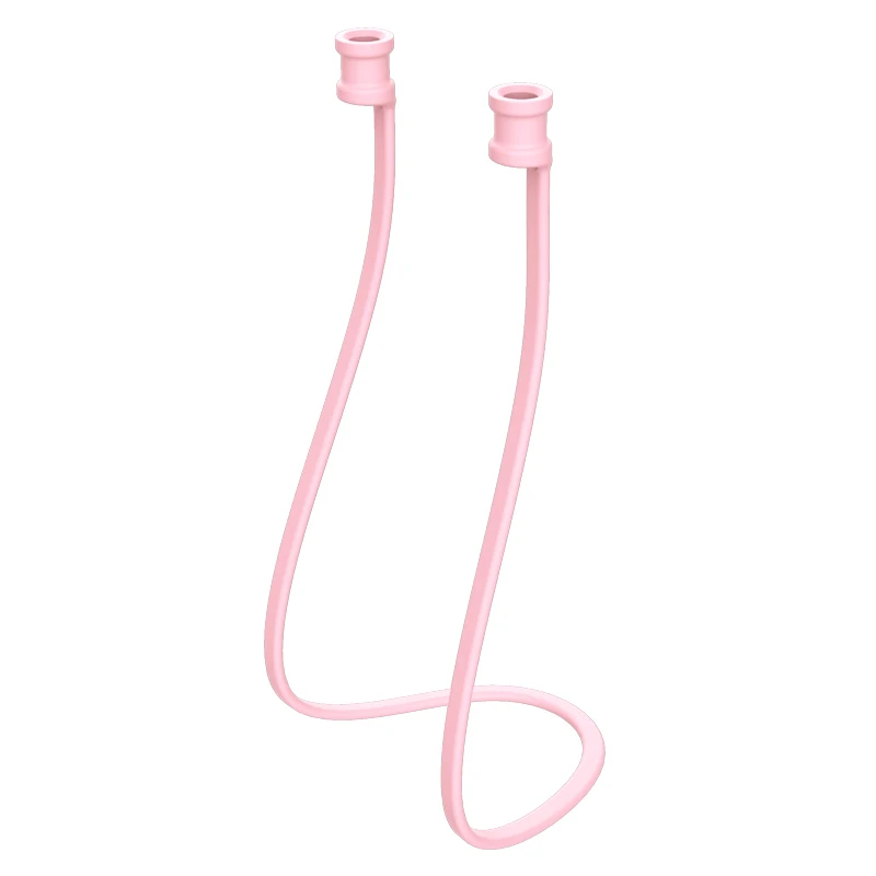 3 шт. аксессуары для huawei Honor FlyPods Fly Pods Pro защитный чехол s для Freebuds 2 Pro металлический крючок и веревка и зарядный чехол - Цвет: Pink Rope