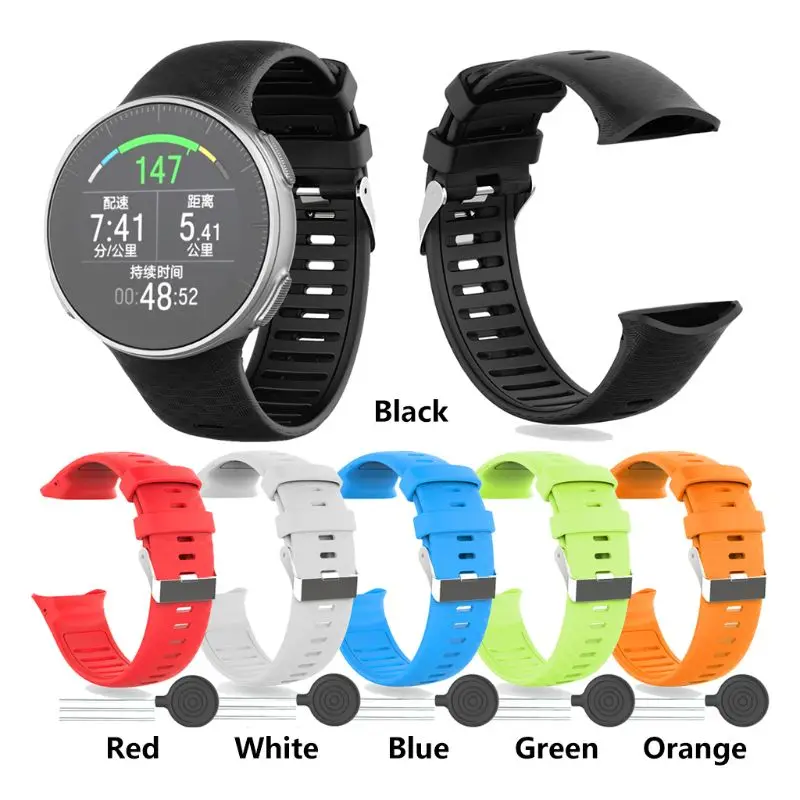 

Safe Silicone Watch Band Sturdy Buckle Wrist Strap for POLAR Vantage V Watch Kit for smart watch