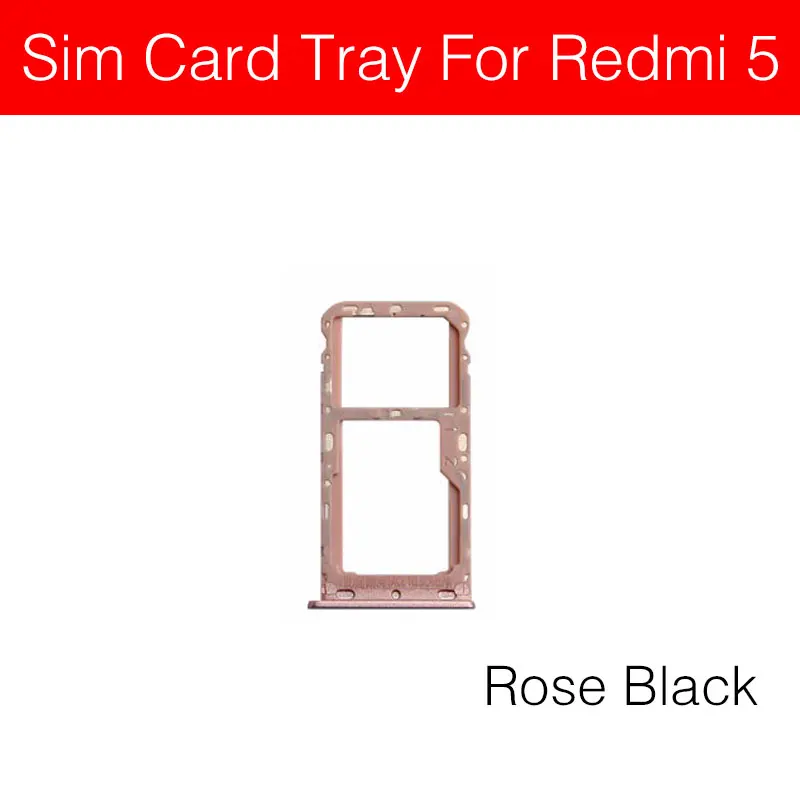 Лоток для микро sim-карты держатель для Xiaomi Redmi 5 Plus 5+ 5 Plus Micro SD устройство для чтения Sim слот для карт памяти гибкий кабель для замены, ремонта Запчасти