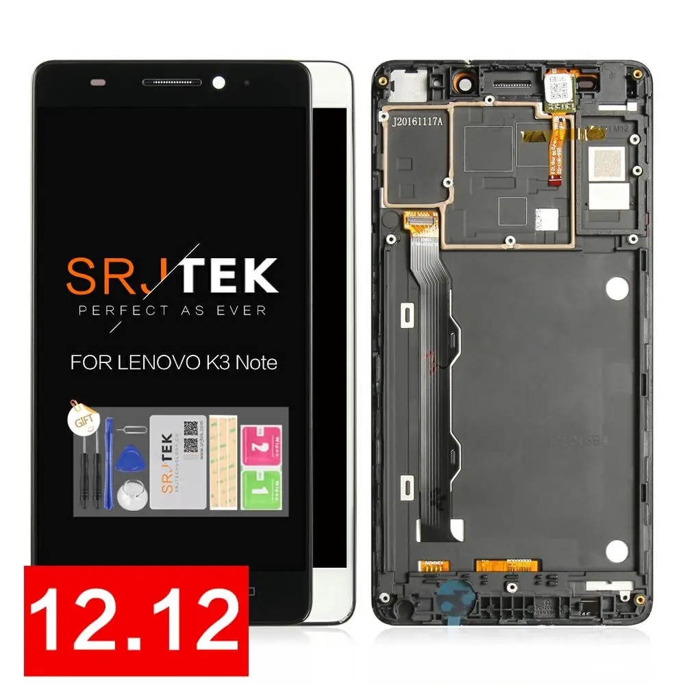 5,5 ''1920X1080 ЖК-дисплей для lenovo K3 Note дисплей K50-T5 кодирующий преобразователь сенсорного экрана в сборе для lenovo K3 Note дисплей