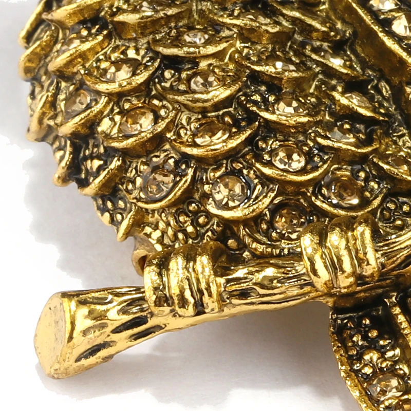 H640297X超大合金锆石眼猫头鹰胸针 (9)