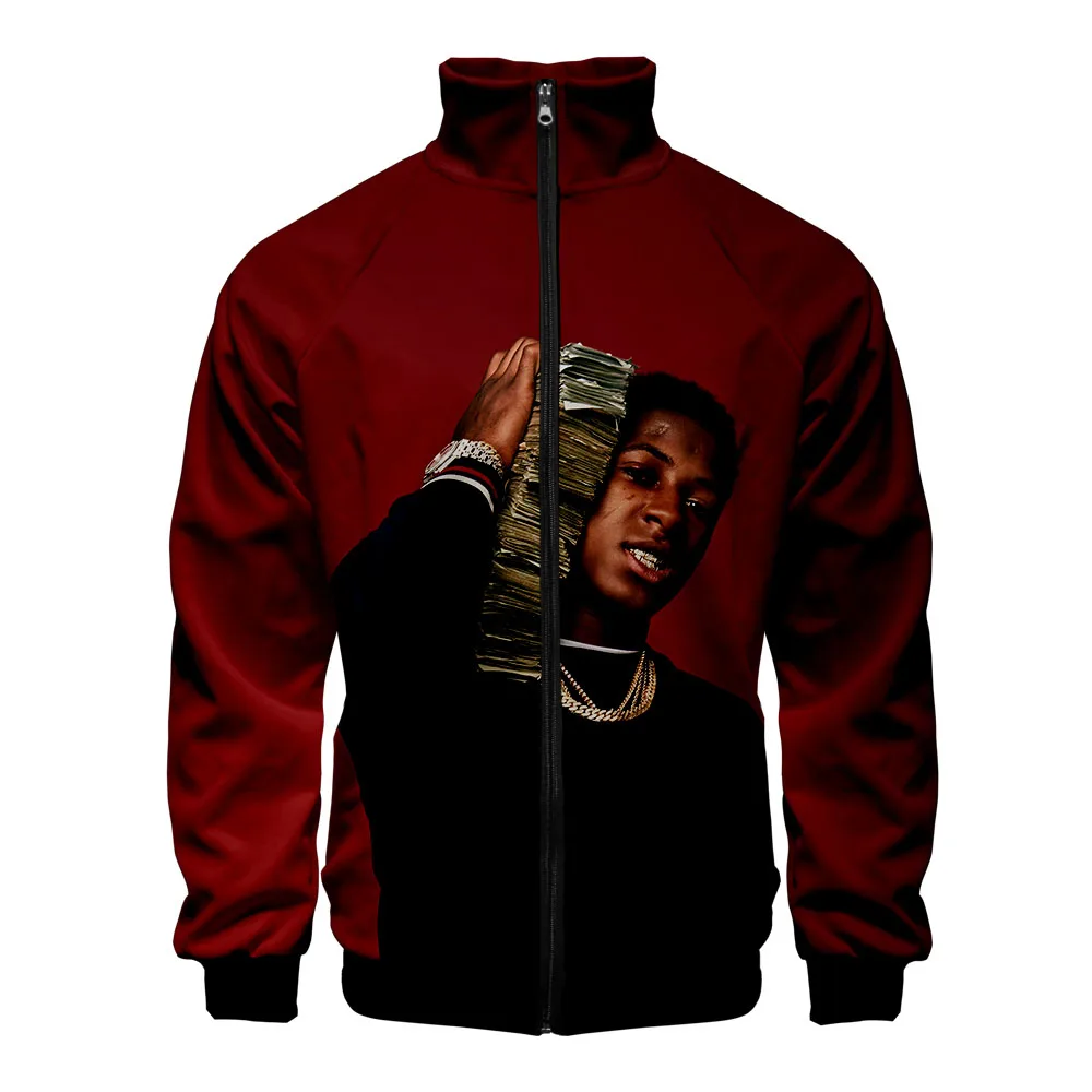 YoungBoy Never Broke снова 3D стиль приталенная ветровка мужская молния модная трендовая Повседневная куртка ветровка