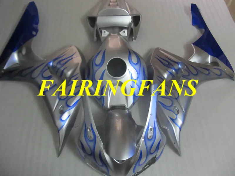 Injection mold Fairing kit for HONDA CBR1000RR 06 07 CBR 1000 RR 100RR 2006 2007 Silver blue Fairings bodywork+gifts HB32 | Автомобили и