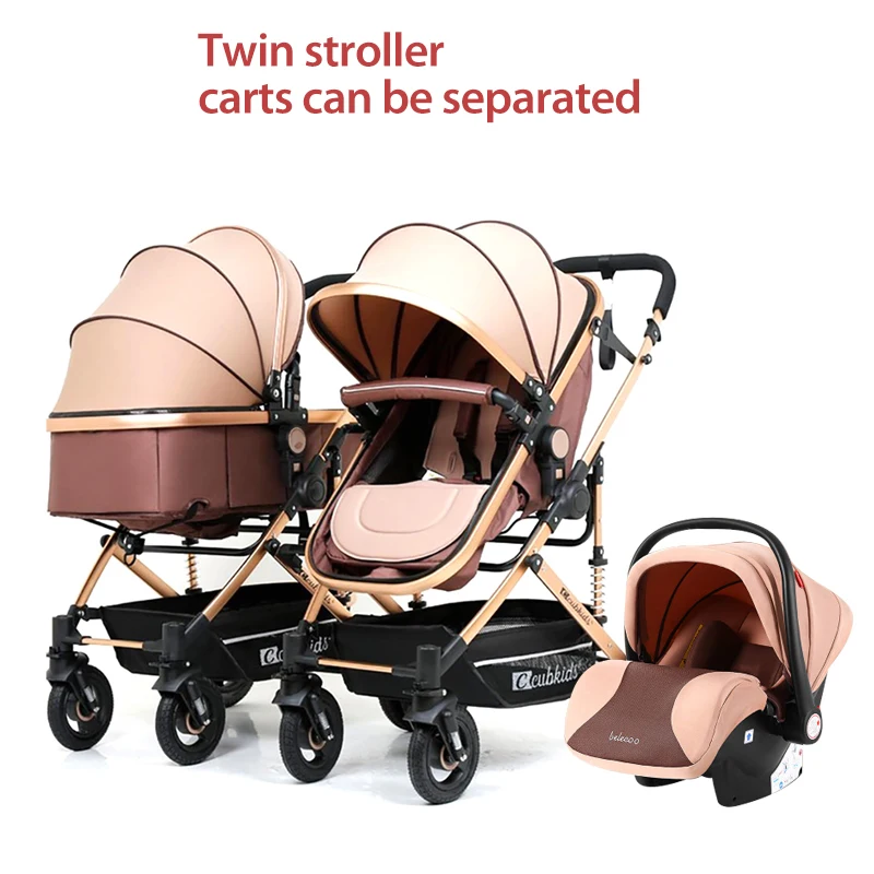 Babyfond Twins детская коляска может разрезать высокий лежащий ландшафтный светильник