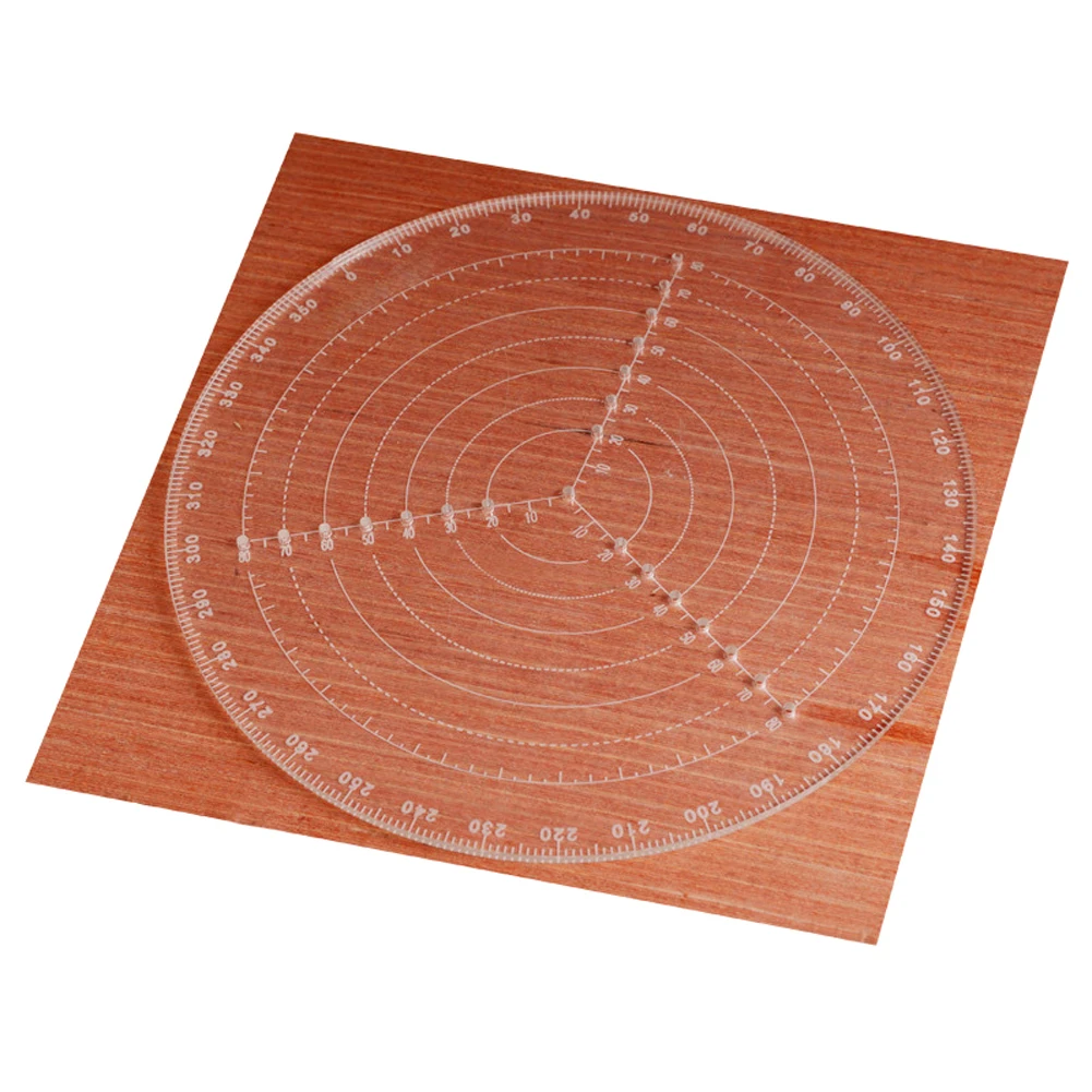 200mm 300mm Marking Center Finder Tool Woodworking Compass For Wood Turners Bowls Lathe Clear Acrylic Drawing Circles Diameter