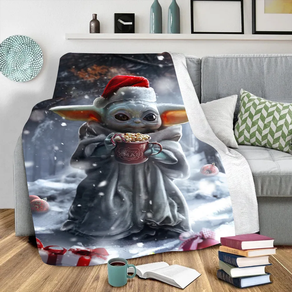 Muti Childrens Soft Fleece Blanket & Pillow Set Kids Disney Character Starwars 