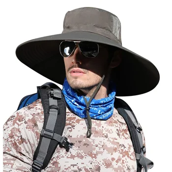 

Wide Brim Bucket Hat Breathable Quick Dry Men Women Boonie Hat Summer UV Protection Cap Hiking Fishing Sun Hatve