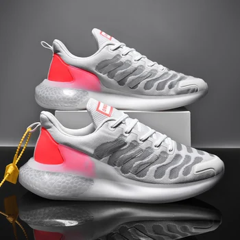 

Super Cool Running Shoes For Boys Breathable Men Sport Shoes Luxury Brand Men Athletic Sneakers Wearable Mens Walking Sneakers