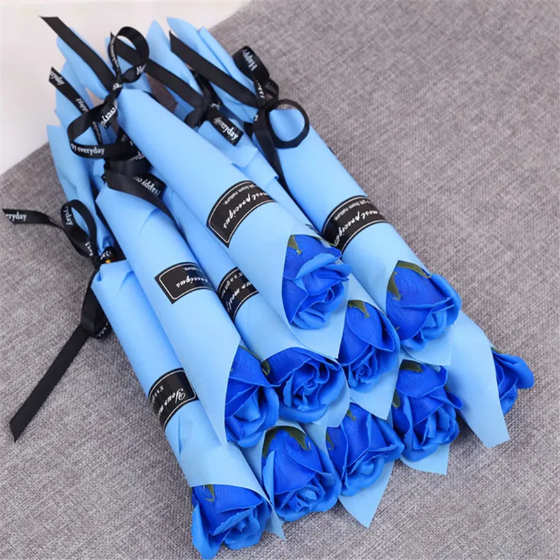 Soap-Flower-Rose-Artificial-Flower-Bouquet-Multicolor-Rose-Wedding-Flower-Decoration-Scrapbooking-Fake-Rose-Flower (4)