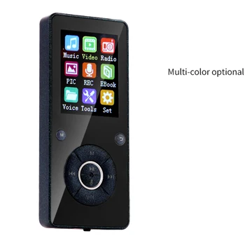 

T4 Gift Portable Mini TF Card Music FM Radio Digital Multi Languages MP3 Player Lossless Color Screen Media Sports Bluetooth