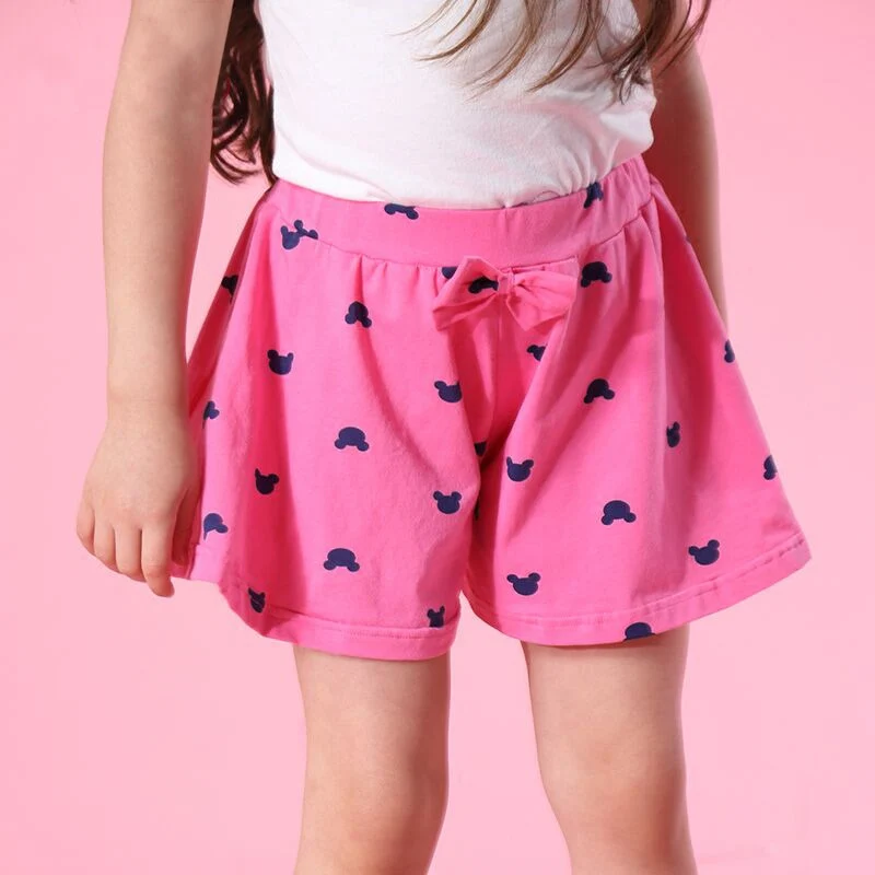 Kids Summer Girl Shorts 3 7 Years Shorts For Girls Fashion Cotton Rose