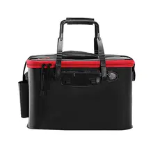 Портативный эва рыболовный мешок складной рыболовный ящик для живой рыбы Кемпинг контейнер для воды Чашеобразный резервуар Снасти Сумка для хранения