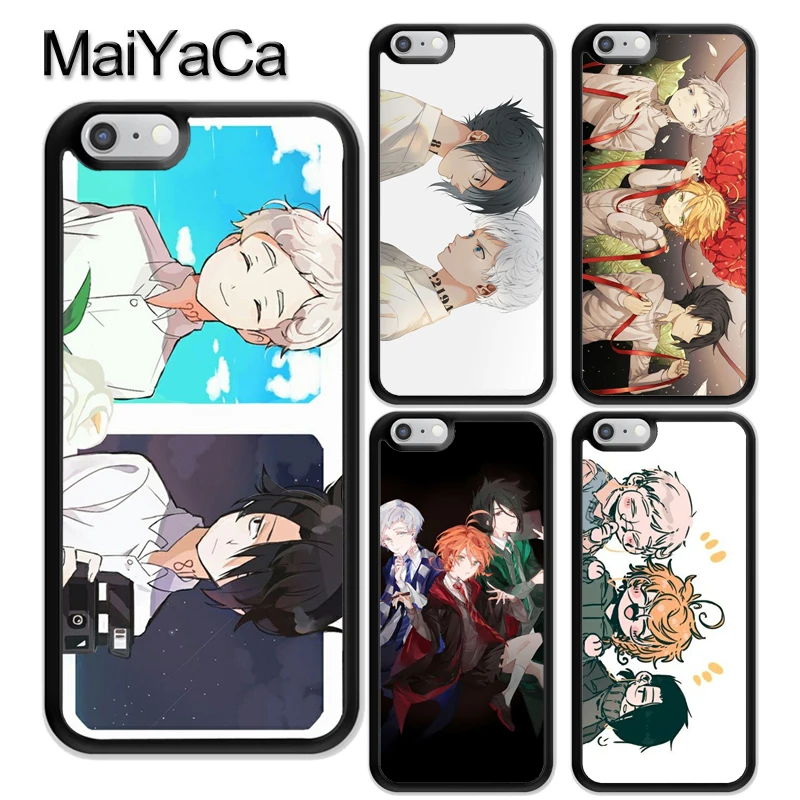 

MaiYaCa Ray Norman Emma Promised Neverland Phone Case For iPhone XR XS Max TPU Cover For iphone 6 6S 7 8 Plus X 5 SE Coque Funda