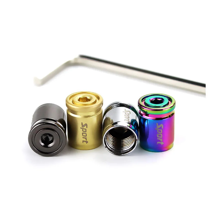 4 Pz/Set Auto Valvola Della Rotella Del Pneumatico Caps Car Accessori Furto Di Auto A Prova Di Mote Valvola Della Bici Di Valvola Della Gomma Caps Abb