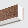 Customized 3m Length Solid Wood LED long Hang Lamp industrial style office bar Kitchen living room Alloy Pendant Light 5