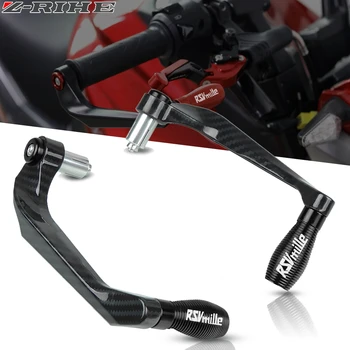 

Motorcycle Universal Handlebar Grips Brake Clutch Levers Guard Protector For Aprilia RSV4 RF 2016 2017 RSV MILLE / R 1999-2008