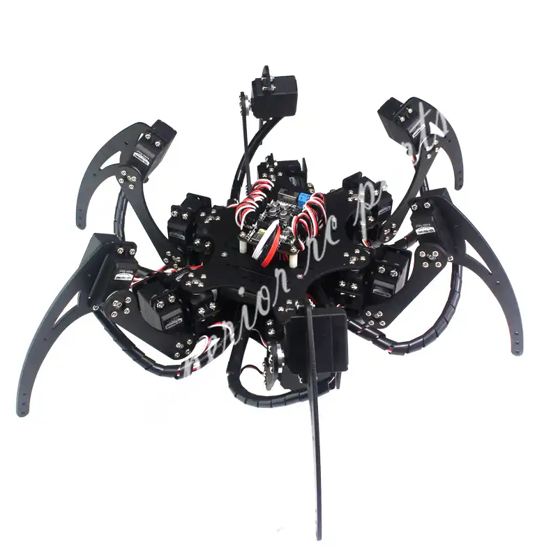 18 DOF Aluminium Hexapod Spider 6 Legs Robot Bracket Kit Compatible with Arduino