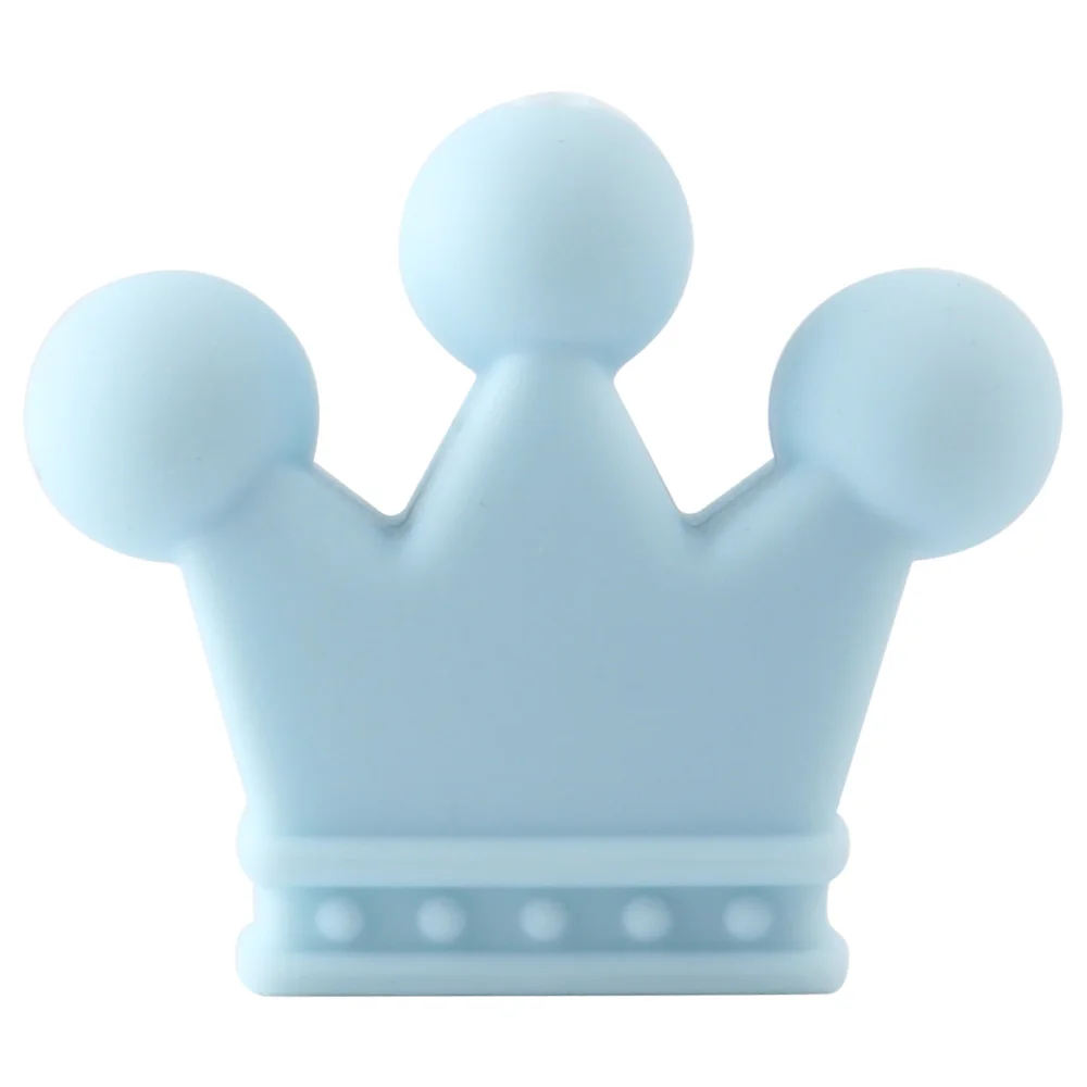 Keep& Grow 10 шт. силиконовые бусины в форме звезд Силиконовые Детские Прорезыватели для зубов игрушки DIY жевательные бусины бант жемчуг силиконовые детские товары - Цвет: Crown 56