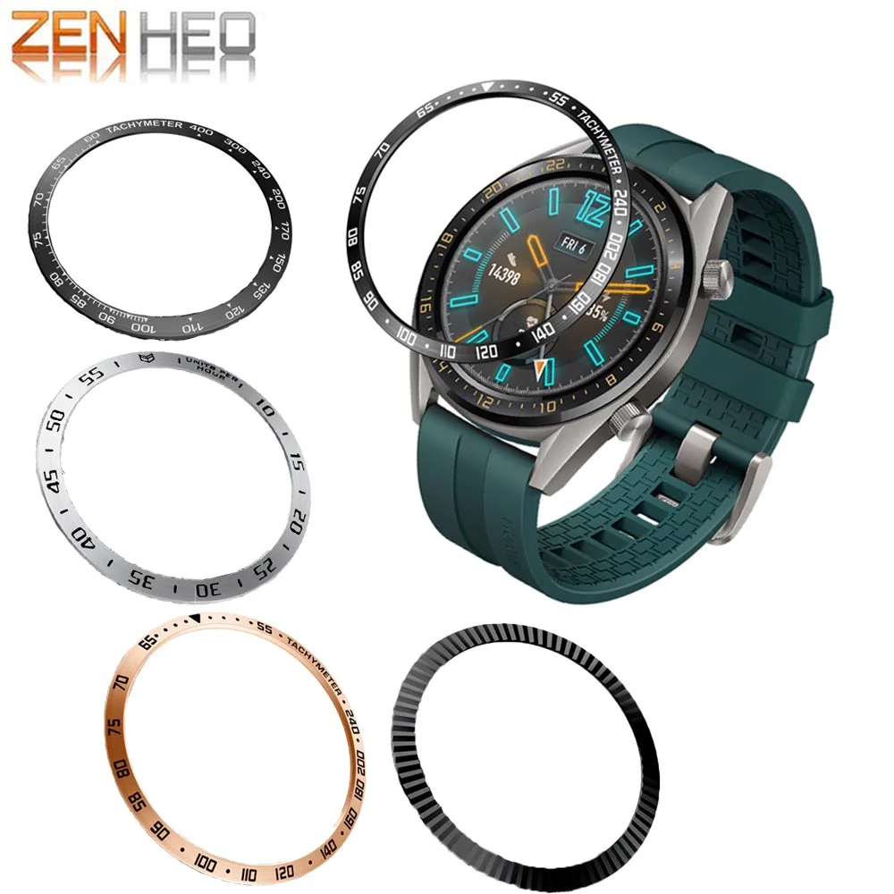 Для samsung gear S3 Frontier Galaxy 46 мм ободок кольцо Стайлинг рамка чехол Защита для huawei Watch GT/GT 2 46 мм часы