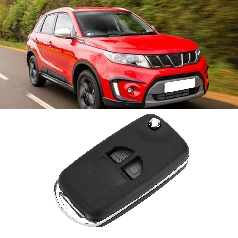 

Key Fob Case 2 Button Car Remote Flip Key Fob Cases Blade Cover Shell Keys Fob Case For SUZUKI SWIFT GRAND VITARA ALTO