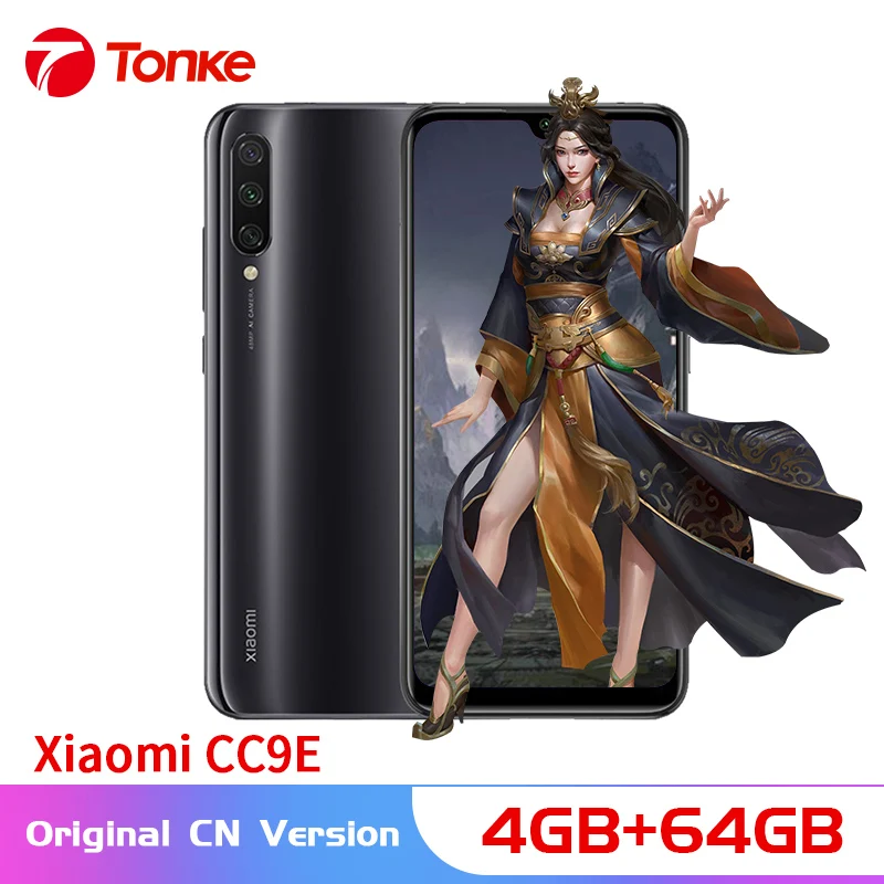 Оригинальный Смартфон Xiaomi CC 9e SE 4 Гб 64 CC9e Snapdragon 665 Octa Core 6 088 &quotAMOLED 48MP Тройная камера