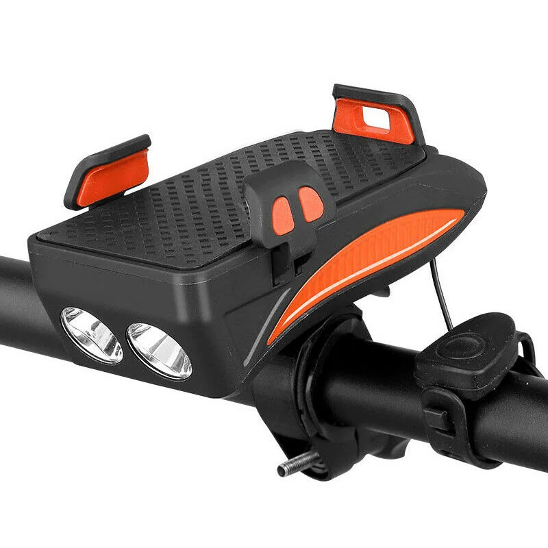 Perfect Mount Bike Phone Holder Accessories Set ABS Cycling Outdoor Sports Headlights Power Bank 5pcs Bicycle 6
