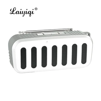 

Laiyiqi newest 2019 Radio FM Mini square rectangular Bluetooth wireless speaker enceinte bluetooth portable puissant tn ch3 fan