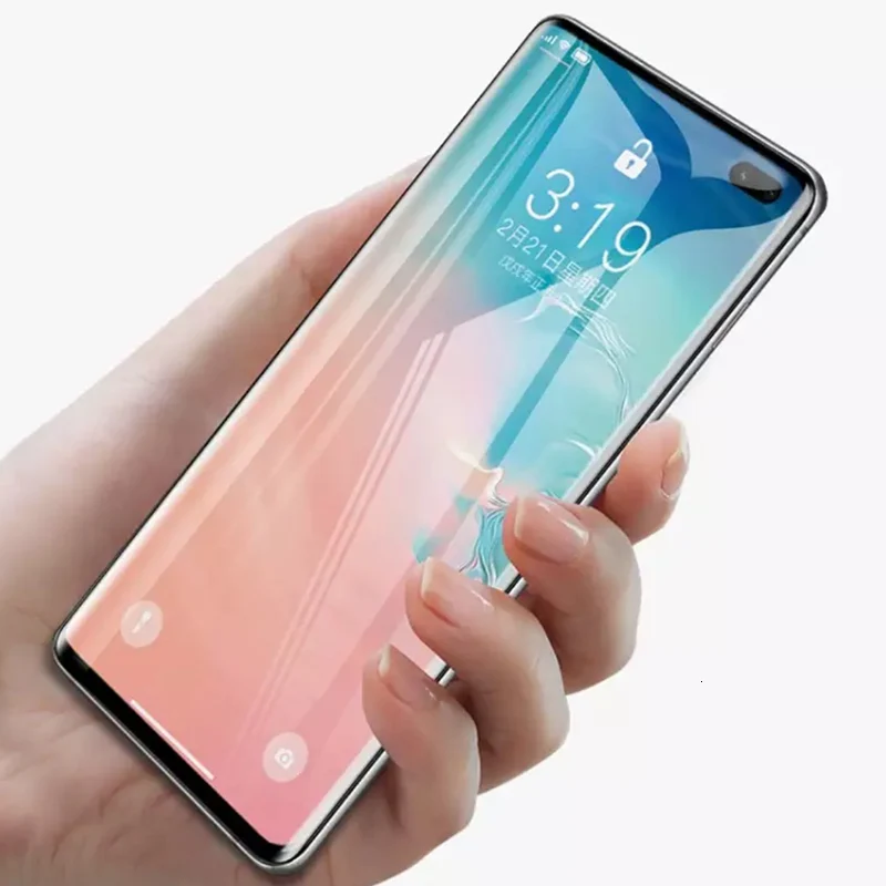 3D закаленное стекло для samsung s10 e s10e s 10 plus Защитная пленка для экрана Glas на Galaxy s10plus 10s Защитная пленка tremp