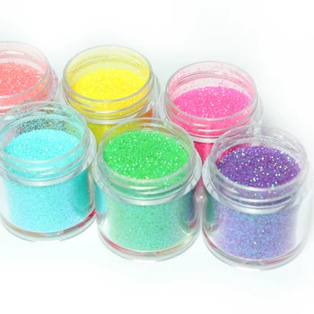 

Colorful Pigment Chrome Shiny Sequins Nail Art Glitter Powder Nails Decoration Sugar Dust Dipping UV Gel Polish Manicure Tips