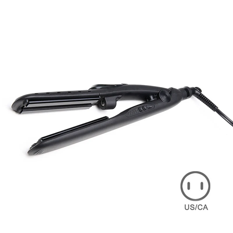 US Plug Паровой выпрямитель для волос бигуди электрический керамический паровой спрей инструмент для укладки JS11 - Цвет: US Plug