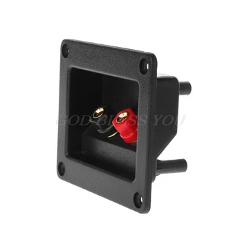 

Terminal Cup Connector Parts Express Spring Double Binding Posts Gold Twist Banana Jacks Recessed Speaker Box Black