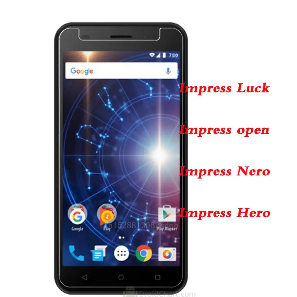 Закаленное стекло Vertex Impress Luck Защитная пленка для impress Open Hero Nero | Мобильные