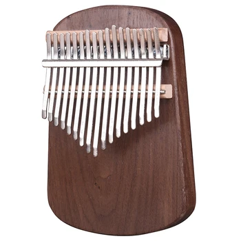 

NEW-17 Keys Kalimba Thumb Piano Mahogany Body Musical Instrument 17 Keys Kalimba(Walnut)