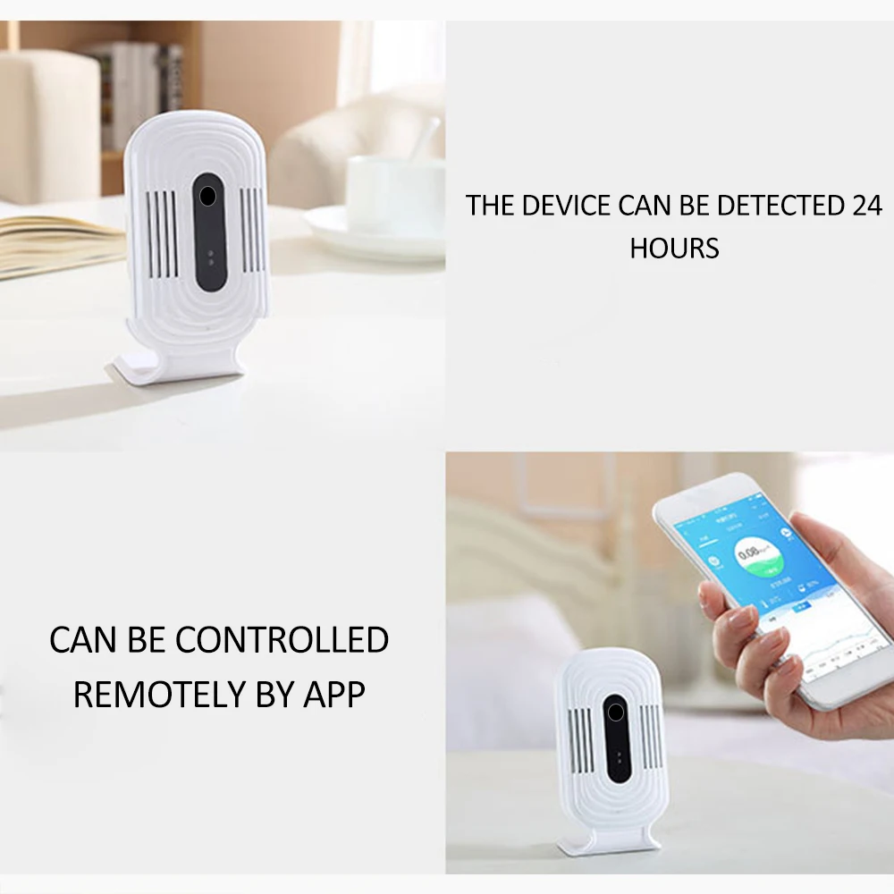 Портативный интеллектуальный Wi-Fi Домашний профессиональный счетчик смога анализа качества воздуха детектор датчик температуры и влажности монитор