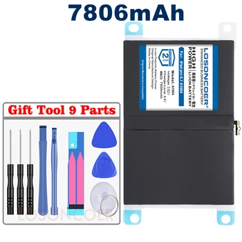 

LOSONCOER 7806mAh A1664 High Quality Battery for iPad Pro 9.7 Replacement Battery Free tools Stand Holder Stickers