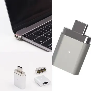 

Type-c Magnetic Charging Plug Laptop Notebook Computer Fast Charging Converter Compatible For Macbook