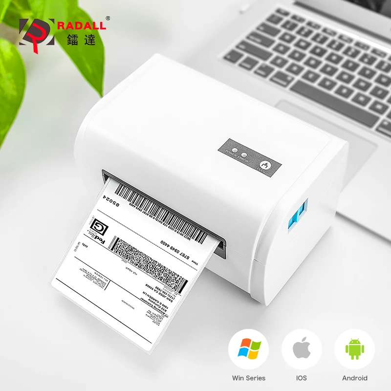Термопринтер штрих кодов USB/Bluetooth для Android/ios|Принтеры| |