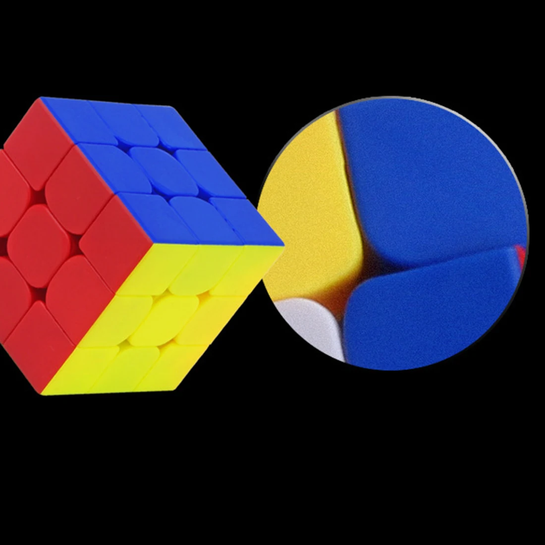Магический кубик Yuxin маленькая Магия 3x3x3 Магический кубик скоростной Магический кубик для сложного подарка красочная игрушка - Цвет: Stickerless