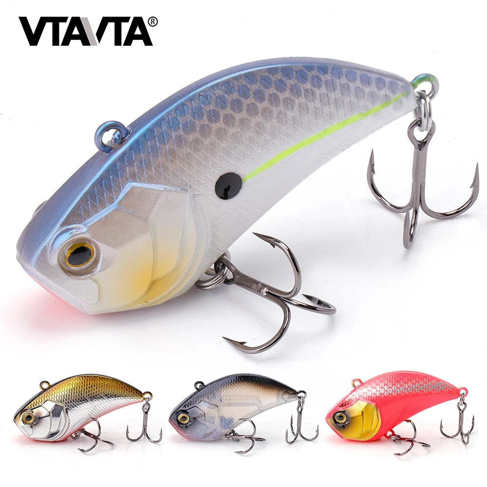 VTAVTA Rattling And Vib For Winter Fishing Tackle 2021 13g 55mm Sinking Wobblers For Pike