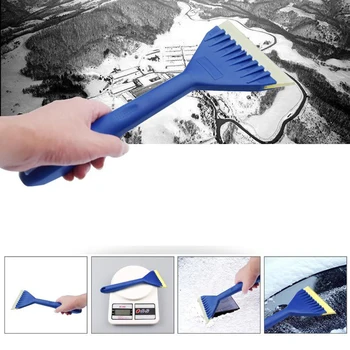 

3 Pcs Car Deicing Snow Defrosting Long Handle Tendon Shovel Scraper Environmentally Friendly Soft Wiper Deicing