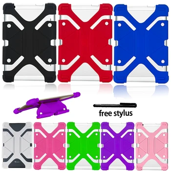 

Silicone Stand Case Cover for Chuwi HI10/ Hi9 Tablet Full Four Corner Shockproof Protection Case+ Free Stylus