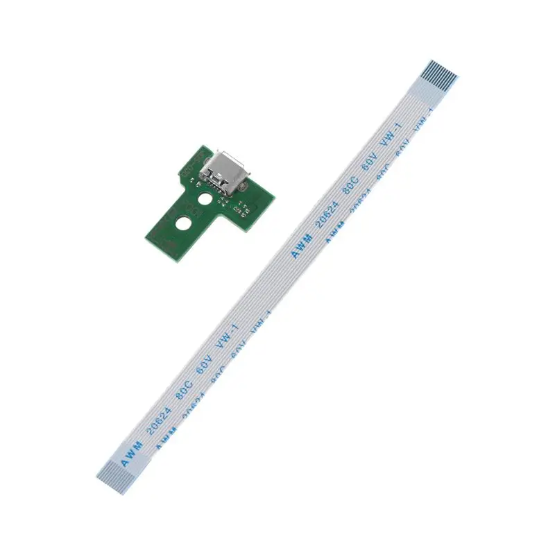 

USB Charging Port Board With 12 Pin Flex Cable For JDS-030 PS4 Controller