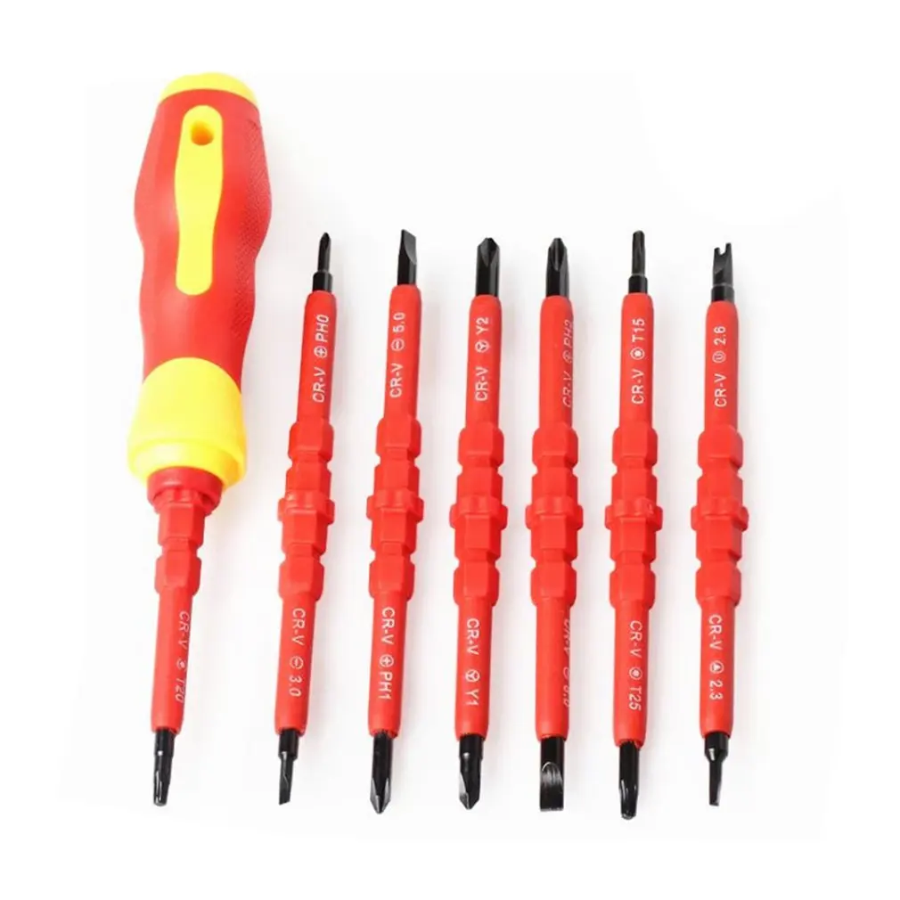 

7 in 1 Electric Screwdriver Bits Multi-function Computer PC Mobile Phone Digital Electronic Device Repair Hand Home Tools Bit